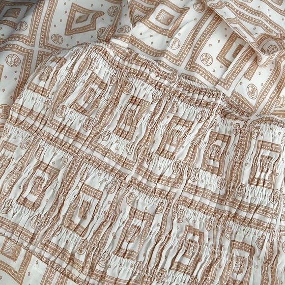 ANTHROPOLOGIE SANCIA Elodia Smoked Harem Jumpsuit In Tallis Print Sz M - Picture 6 of 7